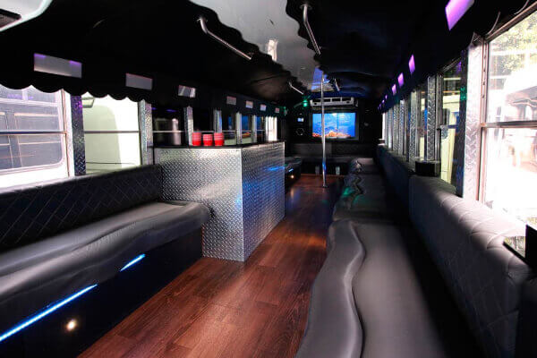 Kissimmee party bus with bar