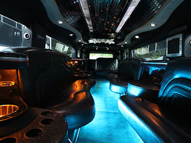  interior space in the Hummer
