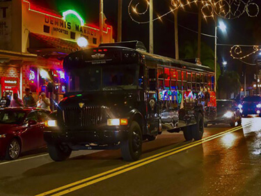 Black scholar party bus