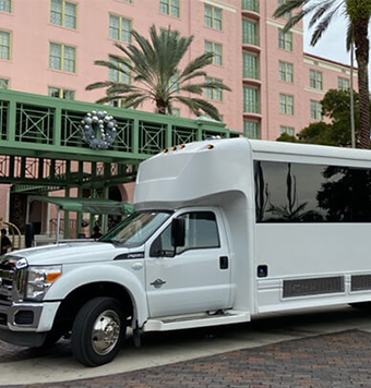 white party bus