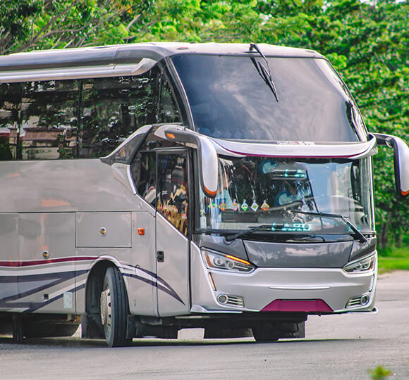 Tampa charter bus exterior