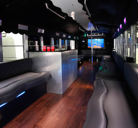 34-Passenger Bus interior