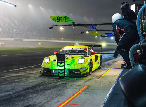 Car at the Daytona Speedway