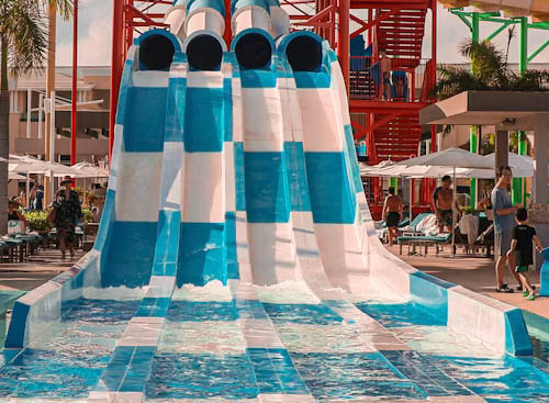 Water slides