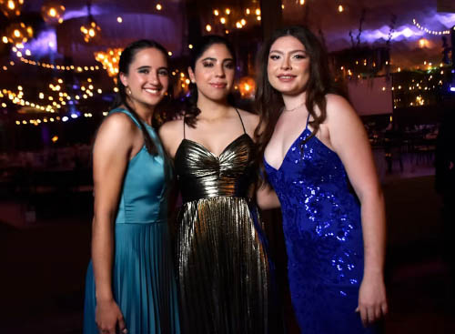 Friends at prom