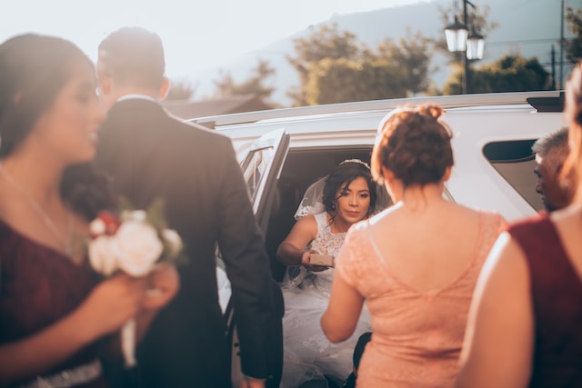  Braid in Tampa wedding limo near cruise port